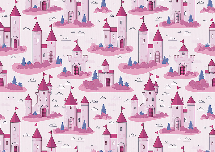 Royal Realm, Bubblegum Pink - Twist&Fit Roman Blind - Image 7